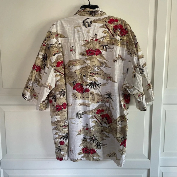 Columbia mens short sleeve Hawaiian shirt hiking fishing outdoors 11776 - Picture 2 of 6